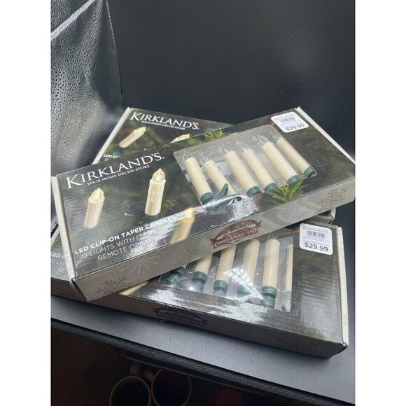 Kirkland Other - Kirkland LED ClipOn Taper Candles 12 Lights with Universal Remote Control 3 Sets